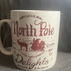 222 Fifth North Pole Delights Mug - White and Red
